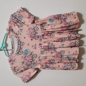 PUMPKIN CARRIAGE PEPLUM TOP